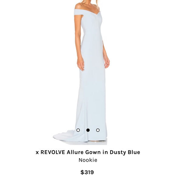 Nookie x REVOLVE Allure Gown in Dusty Blue - Picture 2 of 3
